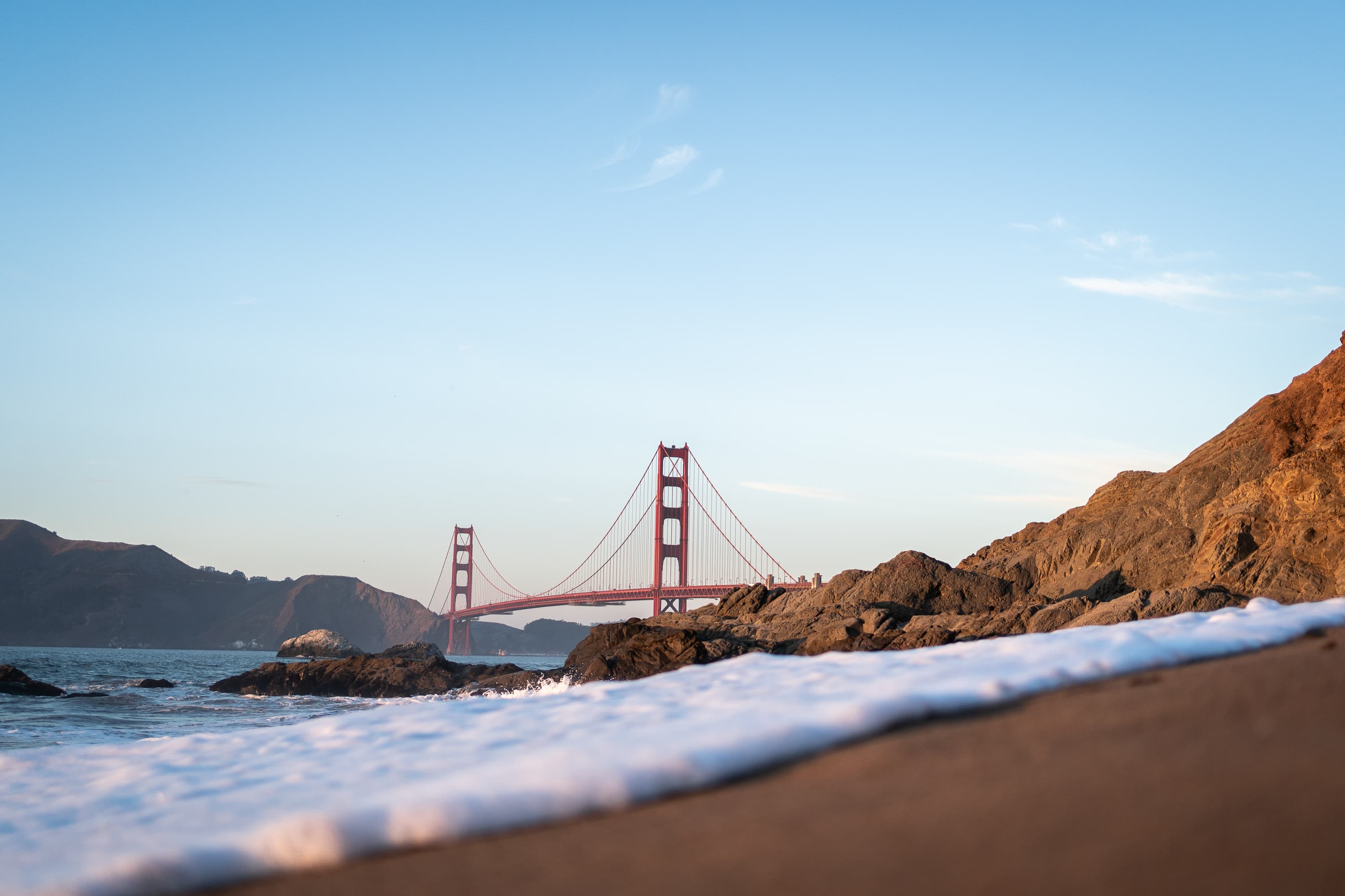 San Francisco Golden Gate Bridge at Sunset