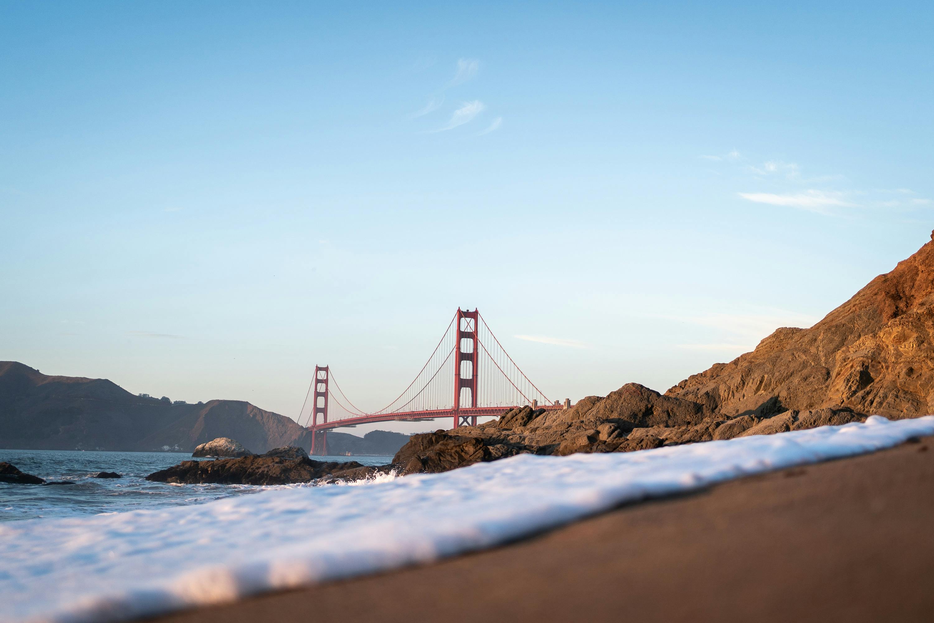 San Francisco Golden Gate Bridge at Sunset