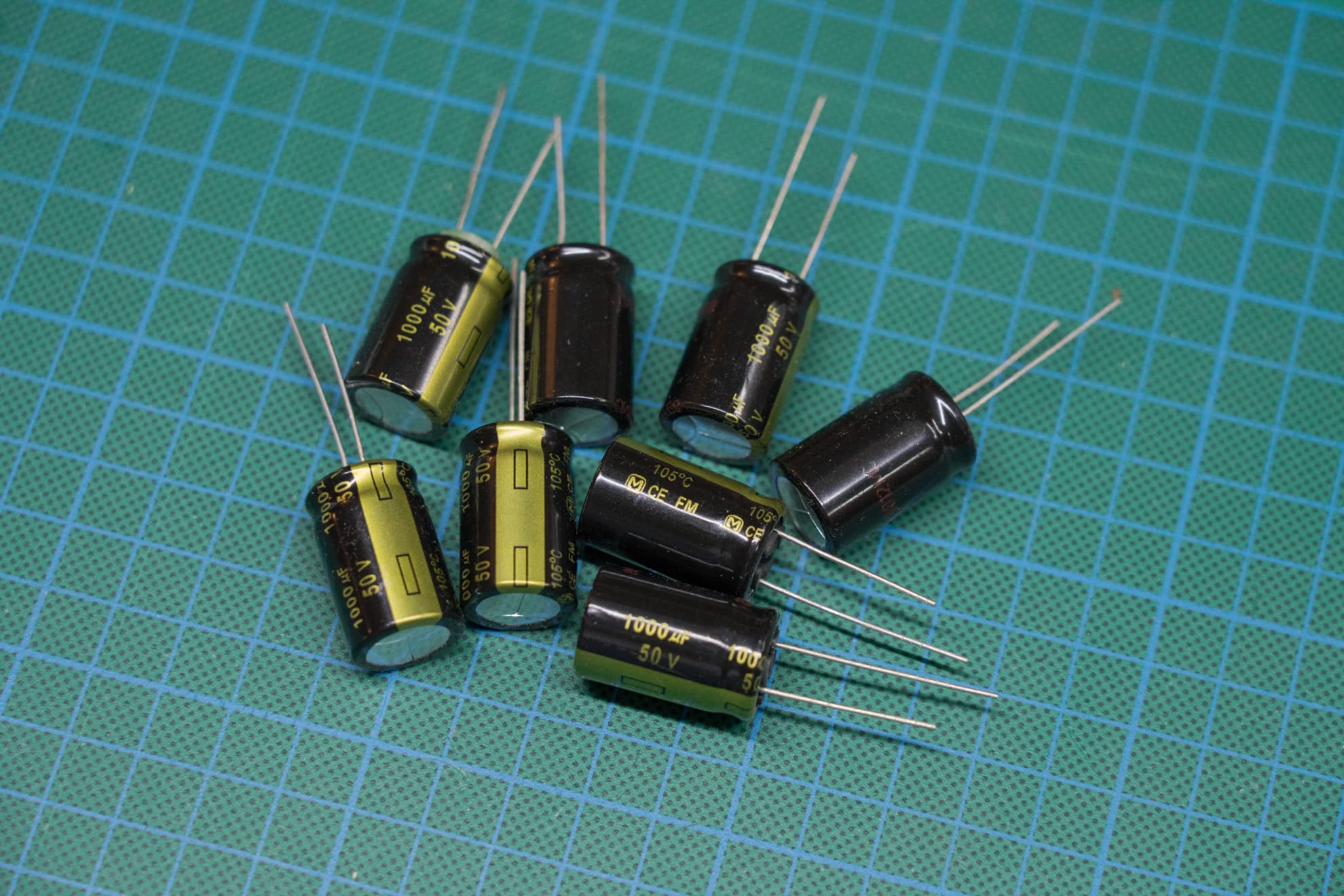 50V Capacitors 1000uF