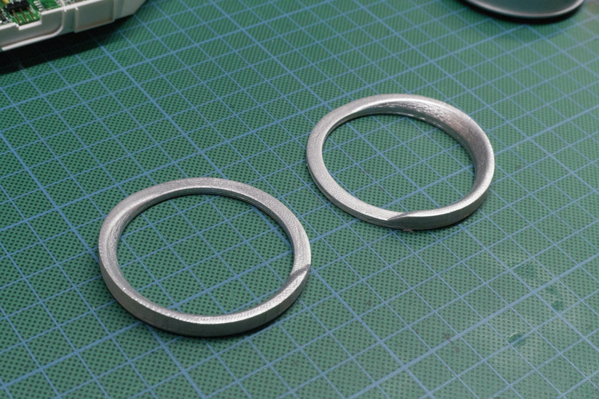 3D printed gimbal rings